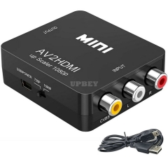 Adapter Video Box Converter From Analog RGB AV RCA F CVBS to HDMI F digital av2hdmi for HD TV PC DVD Projector