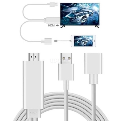 Converter HD Cable USB to HDMI MHL Video Audio Convert Adapter Look Smartphone on TV for iPhone, Samsung, Huawei, Xiaomi, Tablet, Ipad Universal