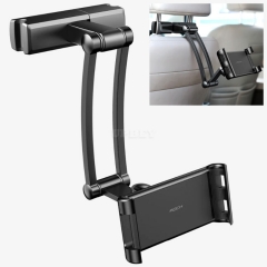 ROCK Universal Car Rear Pillow Phone Holder Tablet Stand for iPhone iPad Tablet 4.5-10.5” Back Seat Headrest Mount Bracket Strong