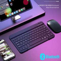 Universal Bluetooth Keyboard Black White Android IOS MAC OS Windows for Tablet iPad Smartphone Kit with Mouse Touch Pad Holder Stand